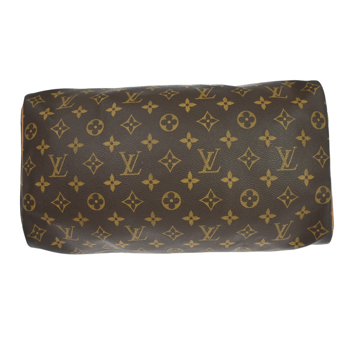 Louis Vuitton Speedy Handbag Monogram Canvas Brown Canvas Handbag (Pre-Owned)