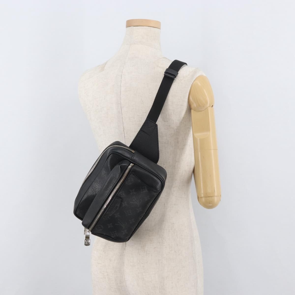 Louis Vuitton Outdoor Bumbag Monogram Taigarama Gray Canvas Crossbody Bag Bag (Pre-Owned)