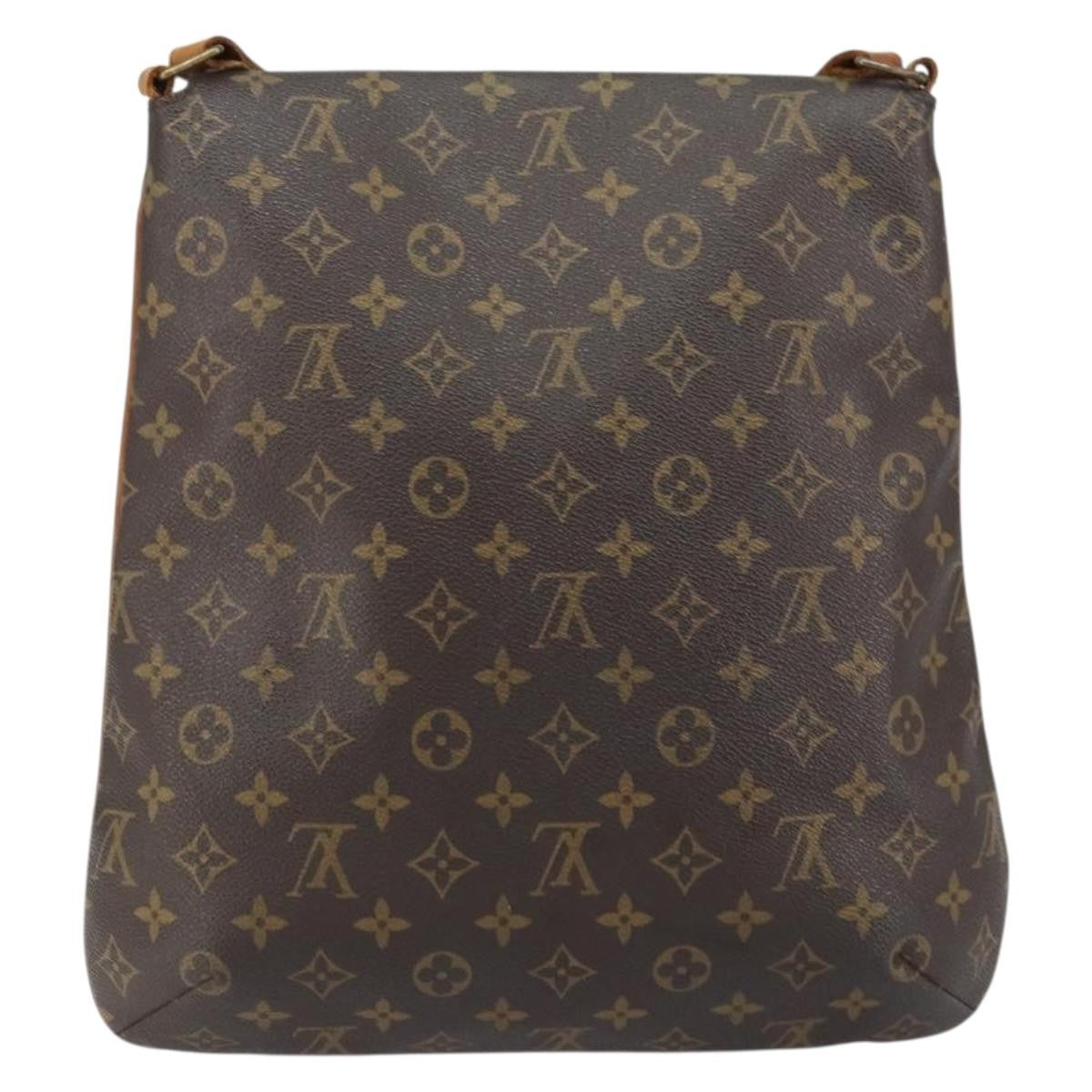 Louis Vuitton Musette Salsa Handbag Monogram Canvas Brown Canvas Shoulder Bag Bag (Pre-Owned)