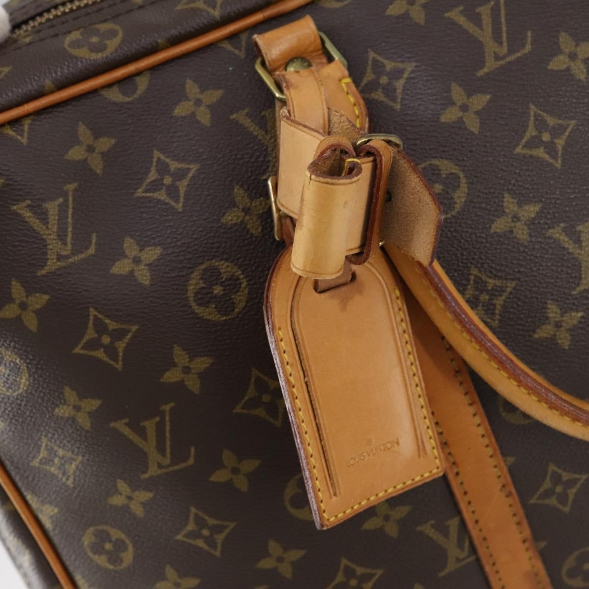 Louis Vuitton Sirius Handbag Monogram Canvas Brown Canvas Travel Bag Bag (Pre-Owned)