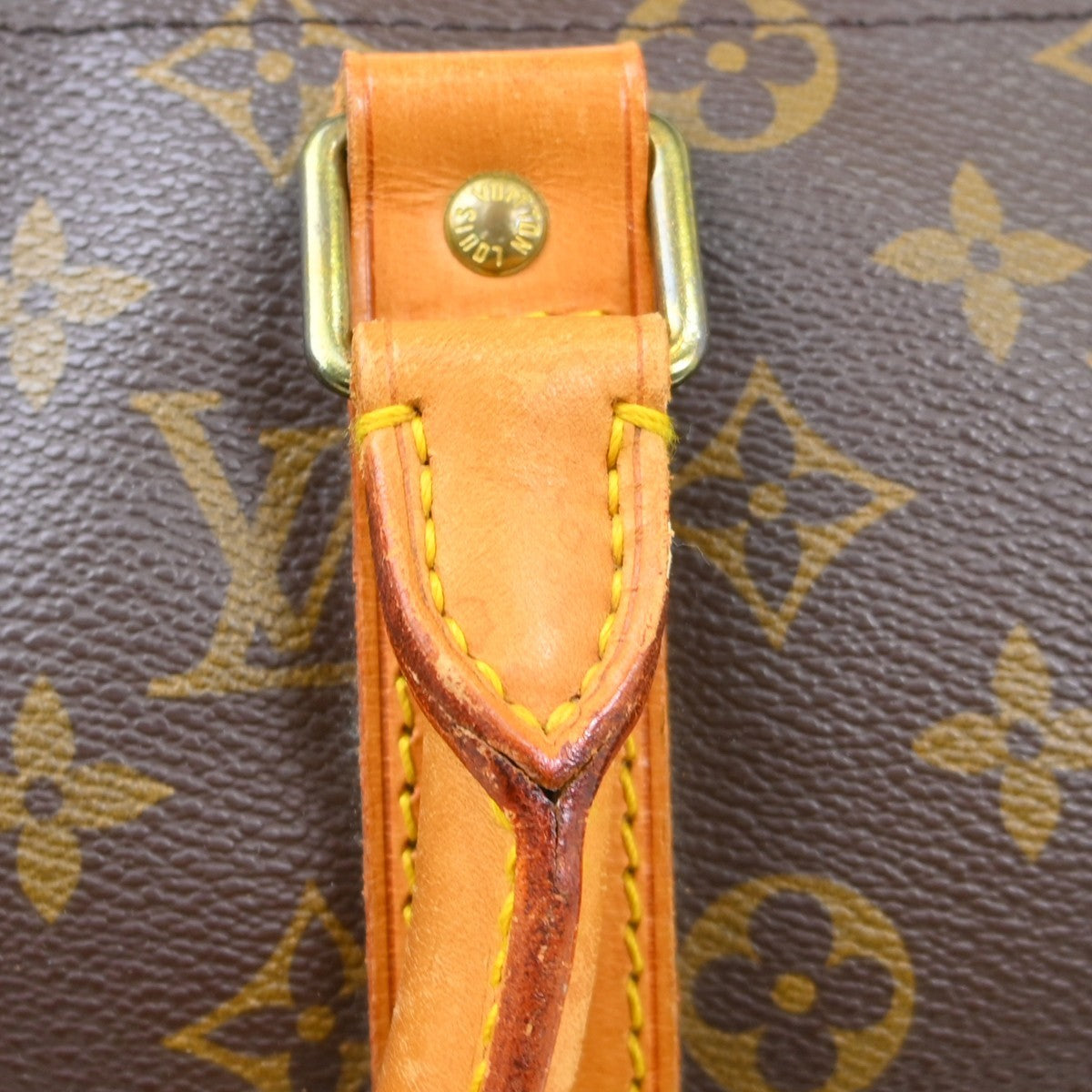 Louis Vuitton Keepall Bag Monogram Canvas Brown Canvas Travel Bag Bag (Pre-Owned)
