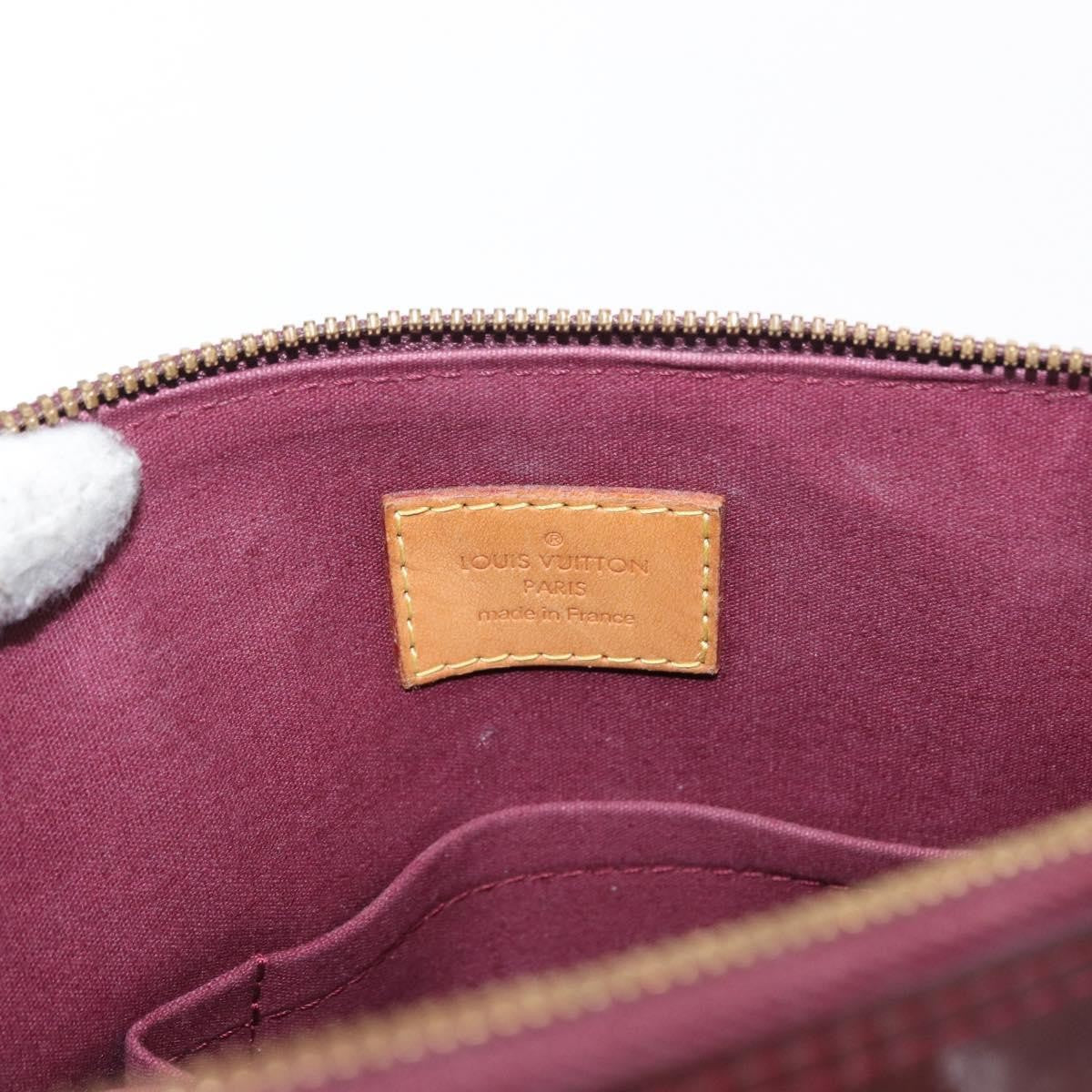 Louis Vuitton Alma Handbag Patent Leather Red Patent_Leather Handbag (Pre-Owned)
