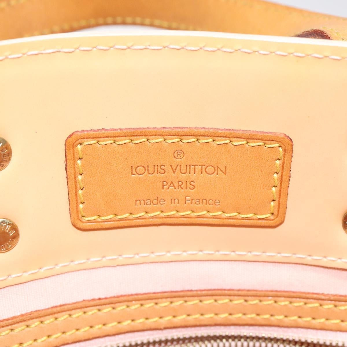 Louis Vuitton Reade Handbag Monogram Vernis Beige Patent_Leather Handbag (Pre-Owned)