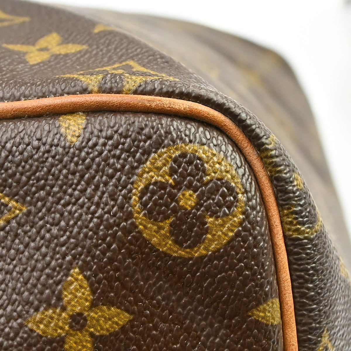 Louis Vuitton Speedy Handbag Monogram Canvas Brown Canvas Handbag (Pre-Owned)