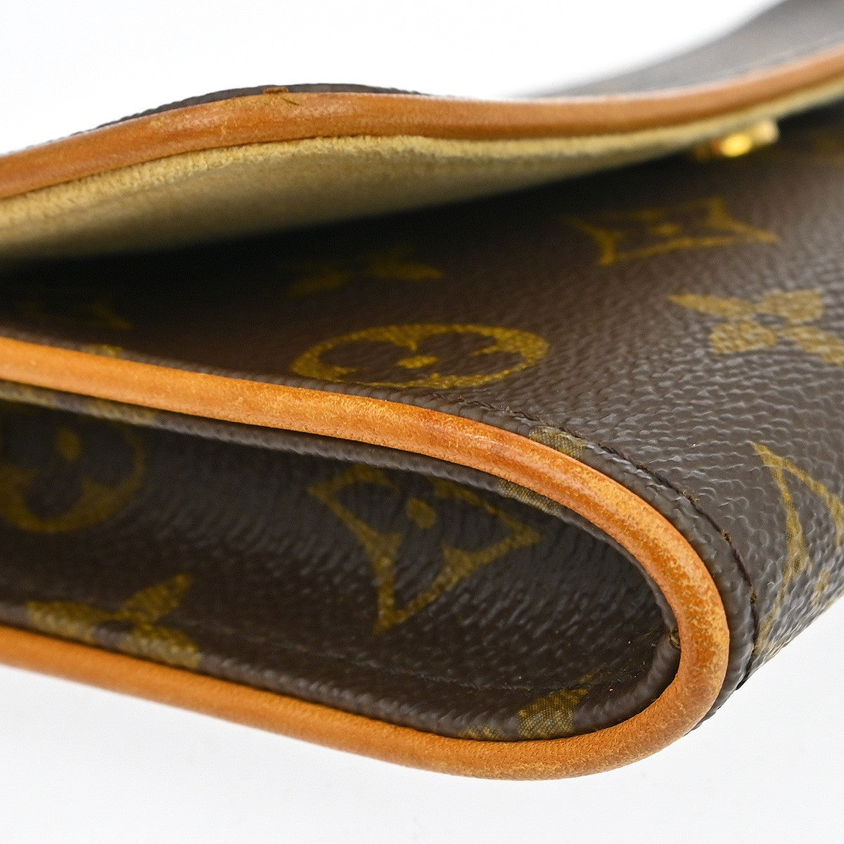 Louis Vuitton Twin Handbag Monogram Canvas Brown Canvas Clutche & Pouche Bag (Pre-Owned)