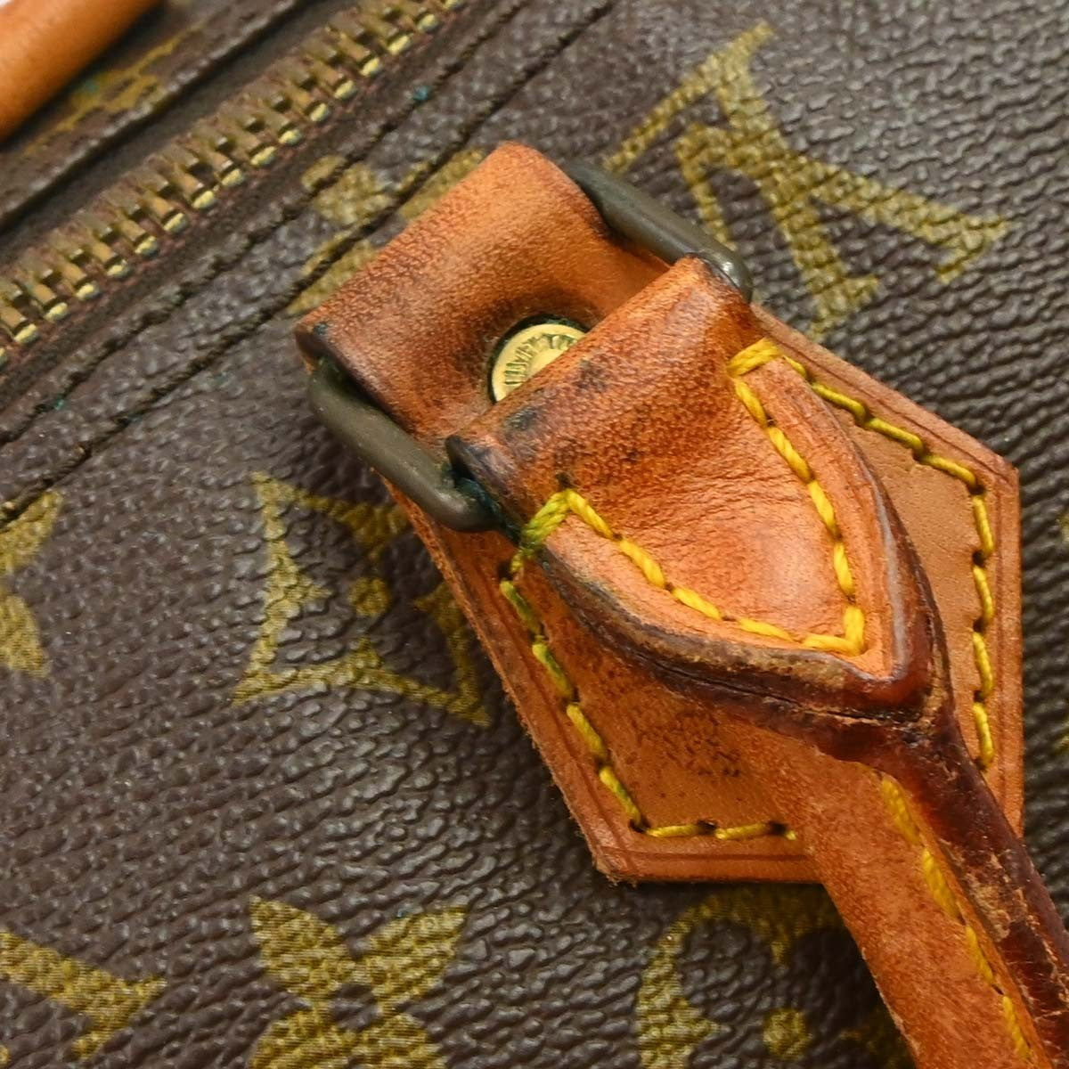 Louis Vuitton Speedy Handbag Monogram Canvas Brown Canvas Handbag (Pre-Owned)