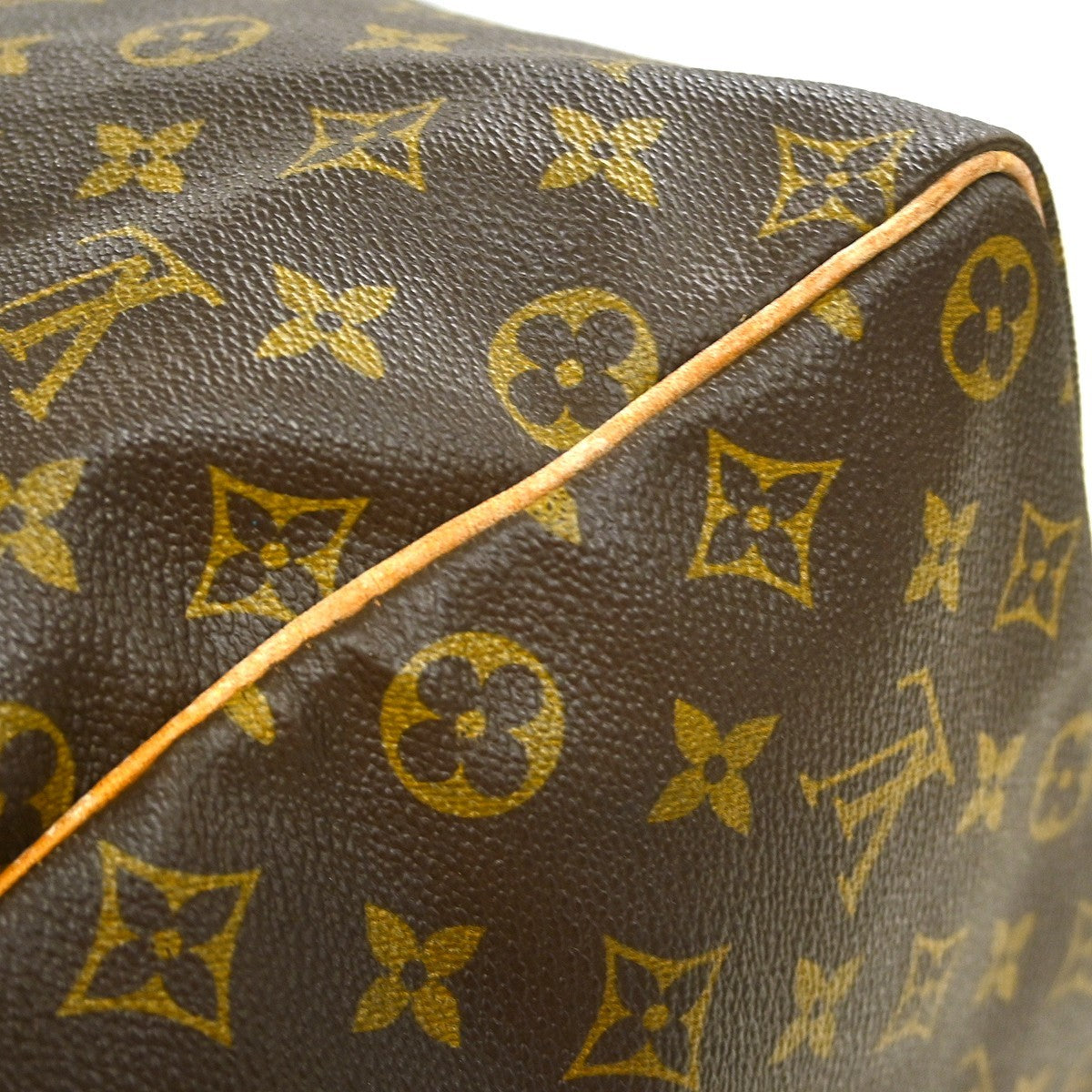 Louis Vuitton Speedy Handbag Monogram Canvas Brown Canvas Handbag (Pre-Owned)