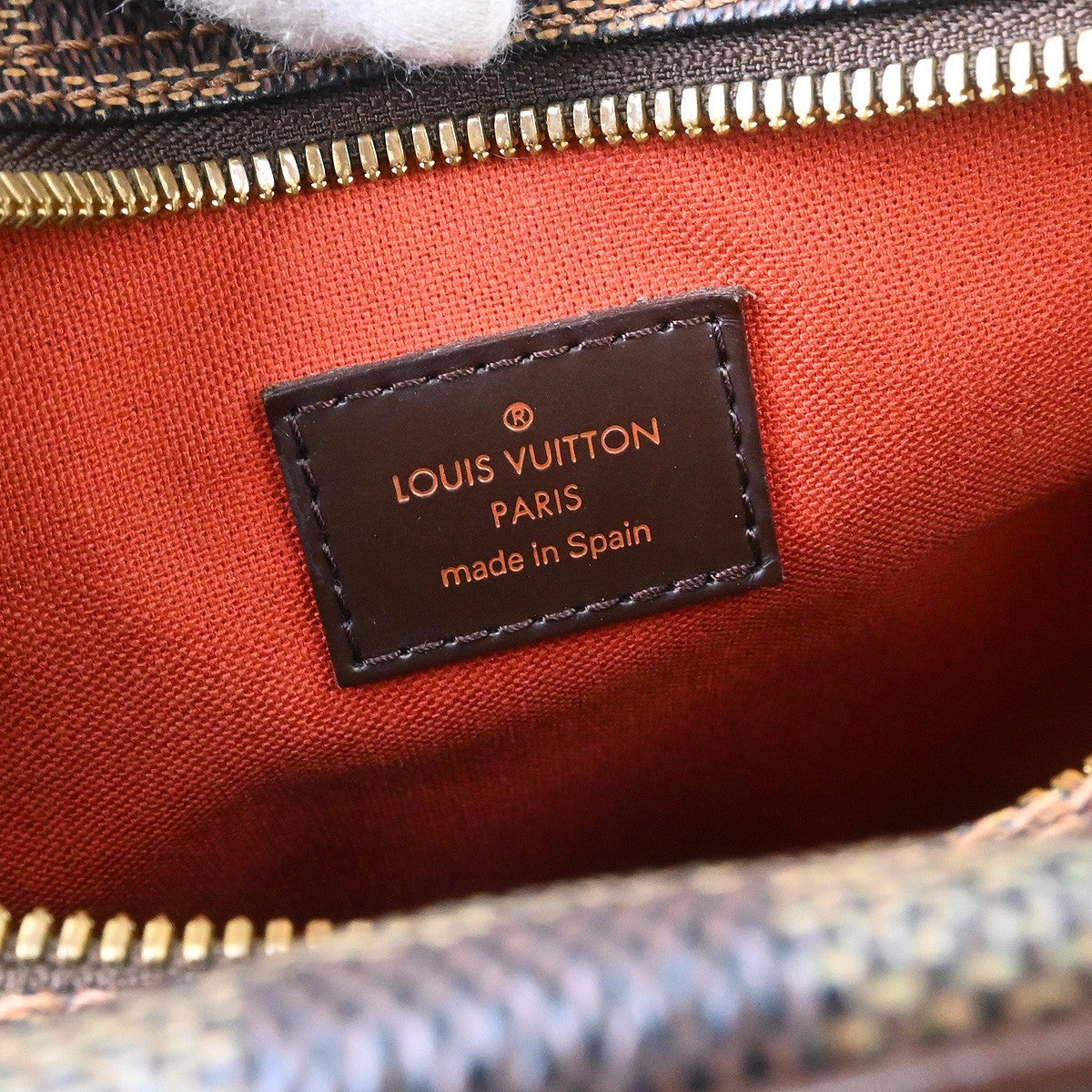 Louis Vuitton Olav Handbag Damier Brown Canvas Shoulder Bag Bag (Pre-Owned)