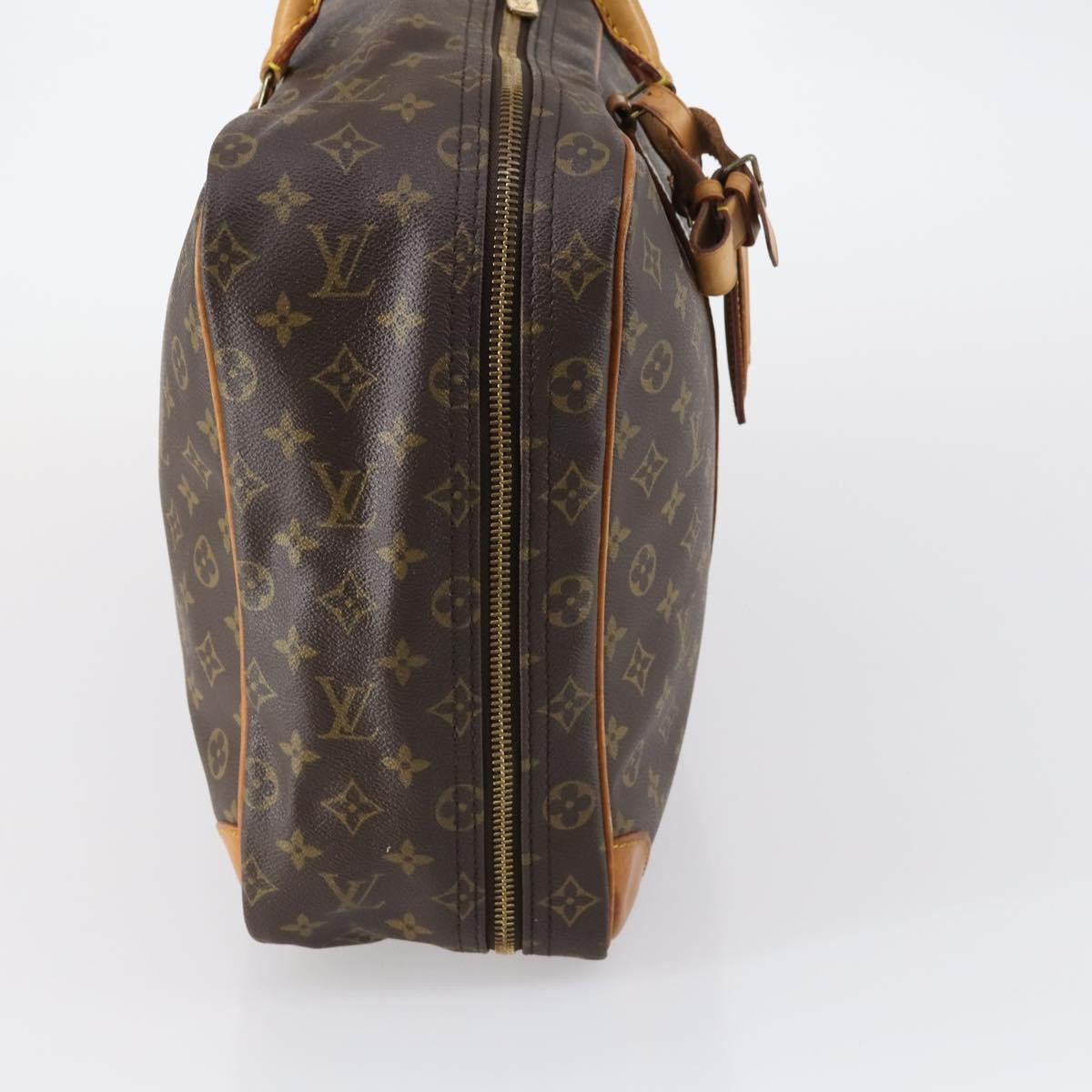 Louis Vuitton Sirius Handbag Monogram Canvas Brown Canvas Travel Bag Bag (Pre-Owned)