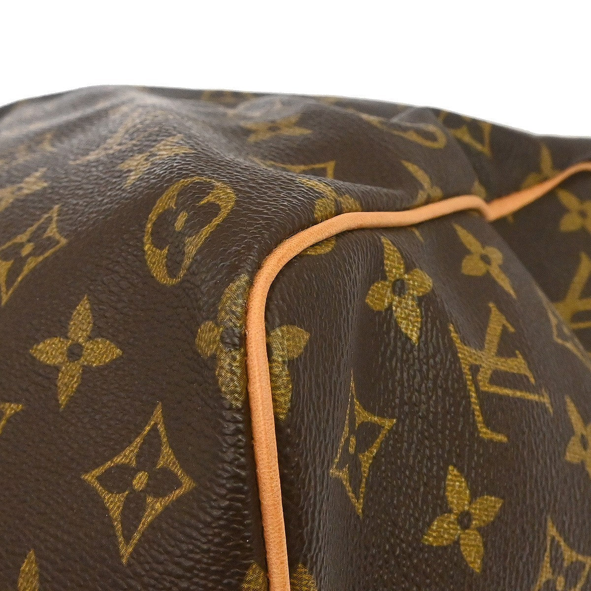 Louis Vuitton Keepall Bag Monogram Canvas Brown Canvas Travel Bag Bag (Pre-Owned)