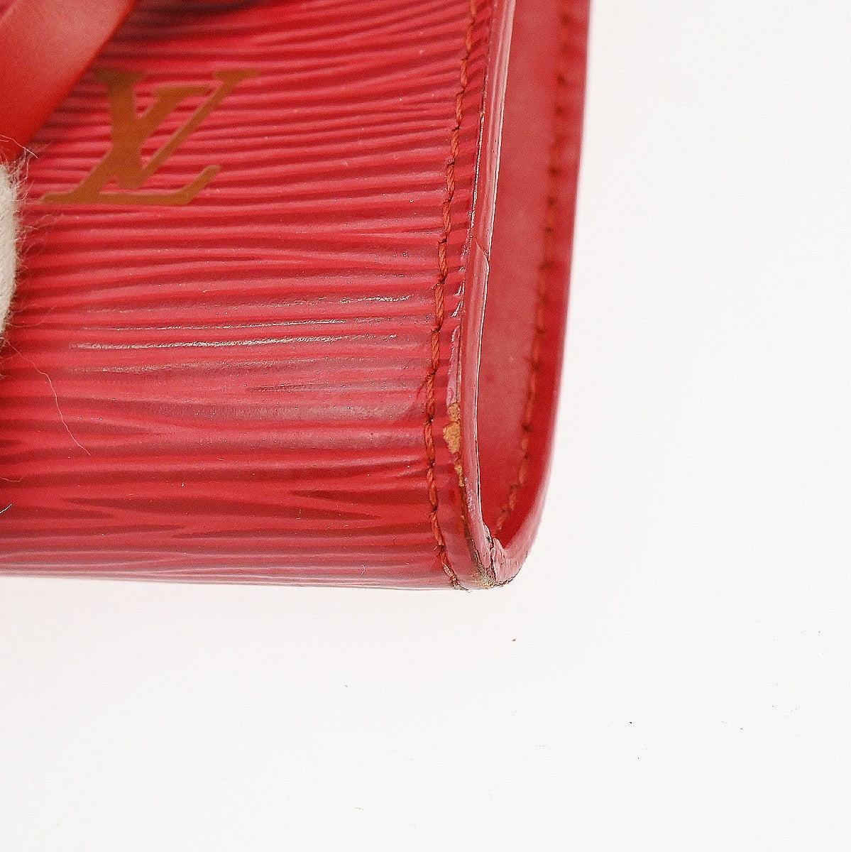 Louis Vuitton Pochette Accessoires Epi Leather Red Leather Clutche & Pouche Bag (Pre-Owned)