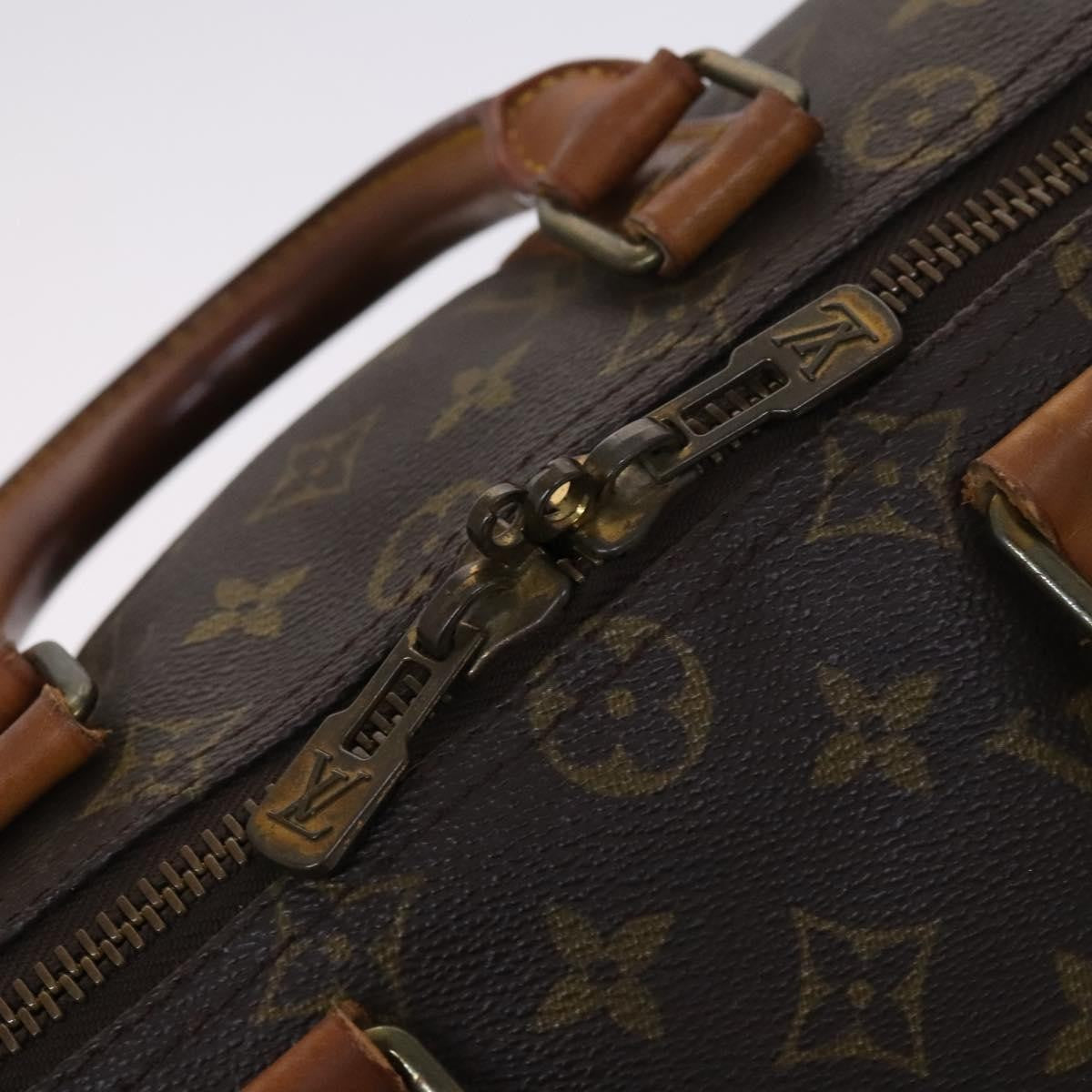 Louis Vuitton Keepall Bag Monogram Canvas Brown Canvas Travel Bag Bag (Pre-Owned)