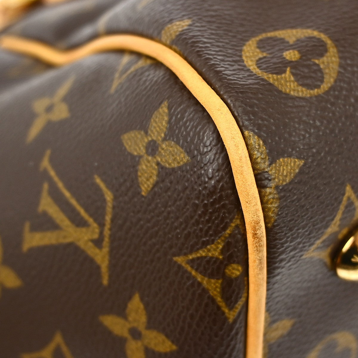 Louis Vuitton Tivoli Handbag Monogram Canvas Brown Canvas Handbag (Pre-Owned)