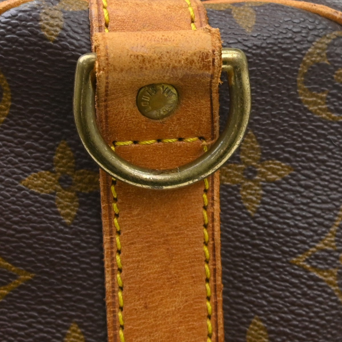 Louis Vuitton Keepall Bandouliere Bag Monogram Canvas Brown Canvas Travel Bag Bag (Pre-Owned)
