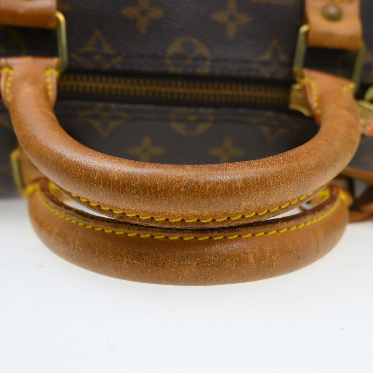 Louis Vuitton Keepall Bandouliere Bag Monogram Canvas Brown Canvas Travel Bag Bag (Pre-Owned)