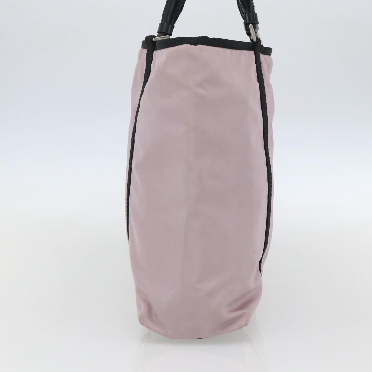Prada Vintage Tote Tessuto Pink Nylon Tote Bag Bag (Pre-Owned)