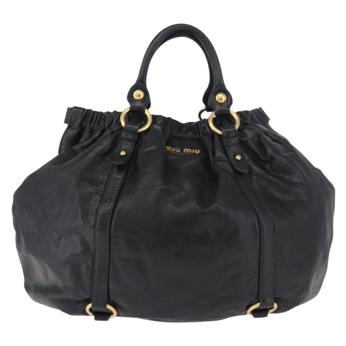 Miu Miu Shopping Tote Leather Multicolour Leather Handbag (Pre-Owned)
