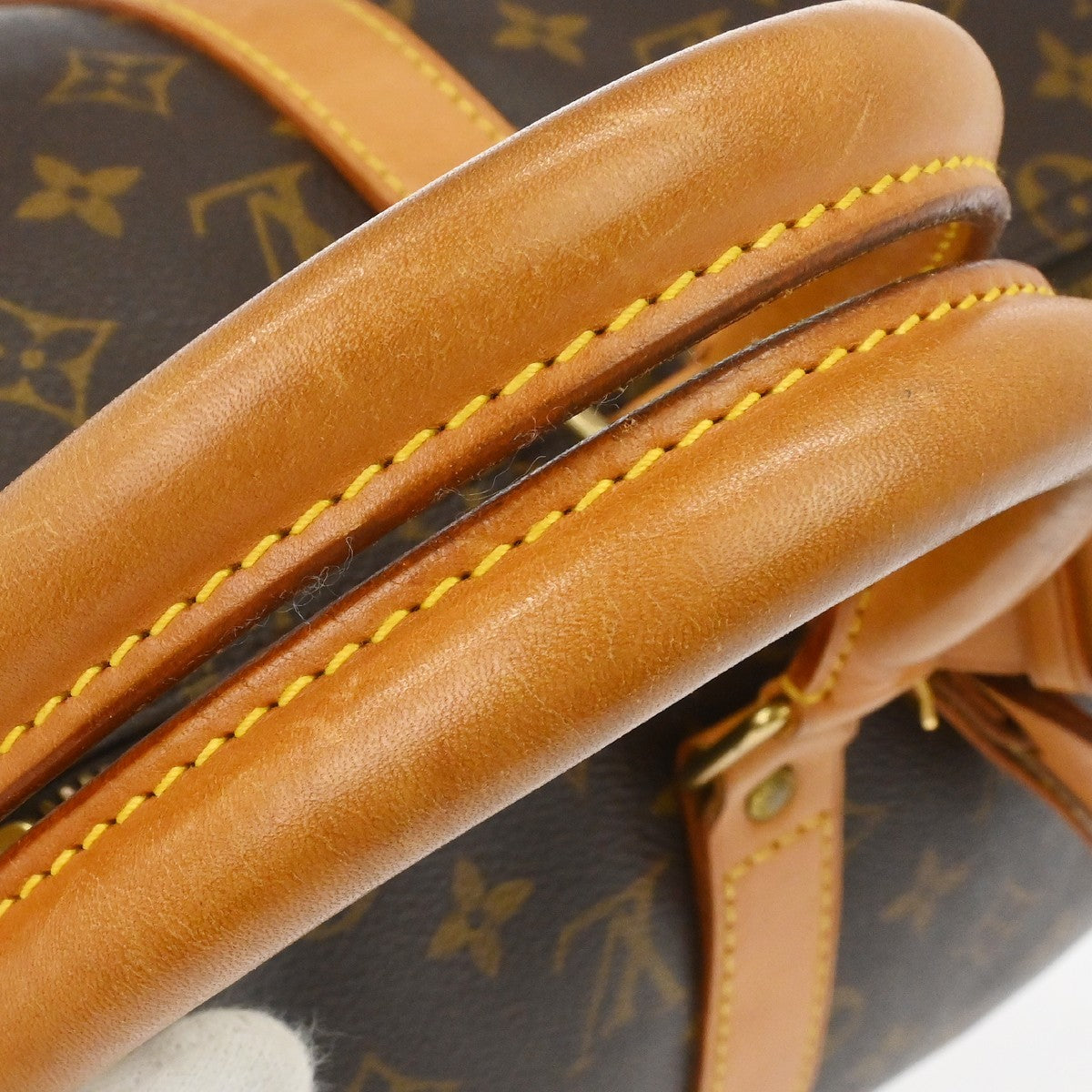 Louis Vuitton Keepall Bag Monogram Canvas Brown Canvas Travel Bag Bag (Pre-Owned)