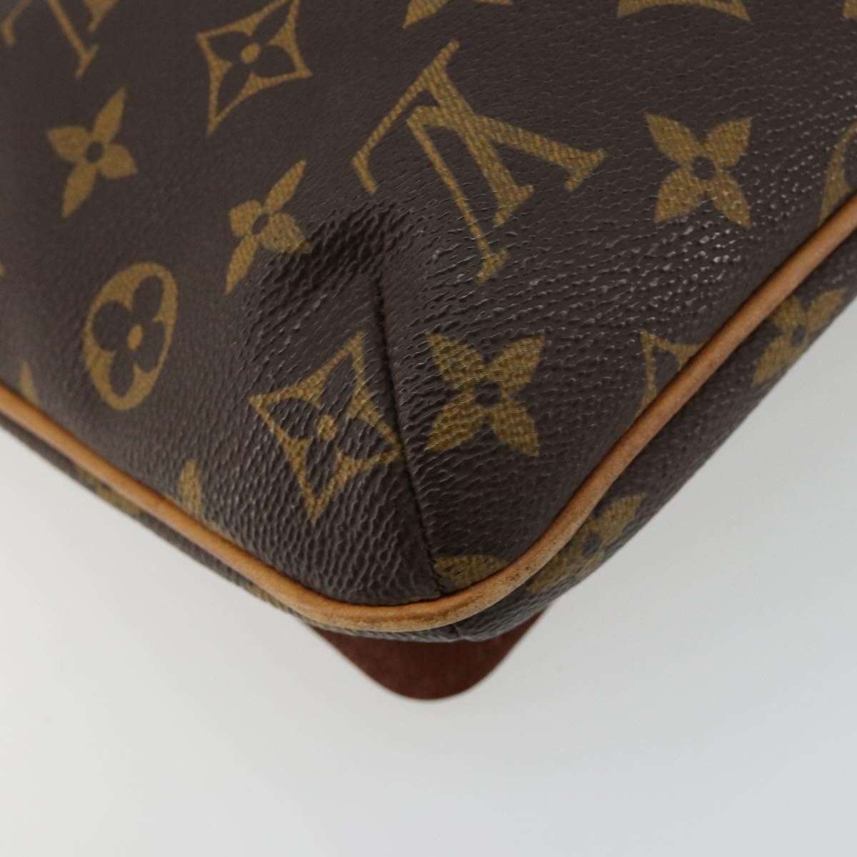 Louis Vuitton Musette Tango Handbag Monogram Canvas Brown Canvas Shoulder Bag Bag (Pre-Owned)