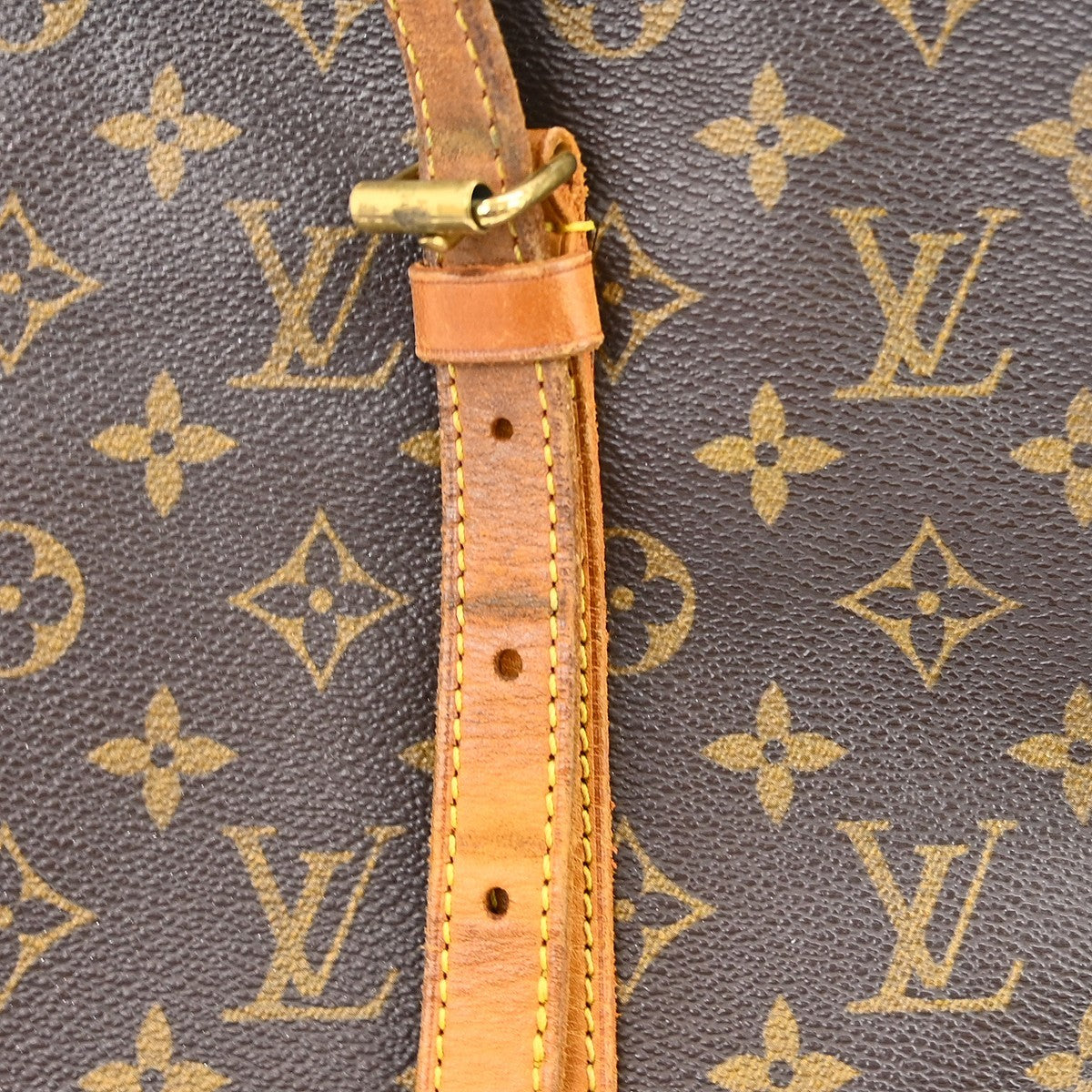 Louis Vuitton Bucket Bag Monogram Canvas Brown Canvas Handbag (Pre-Owned)