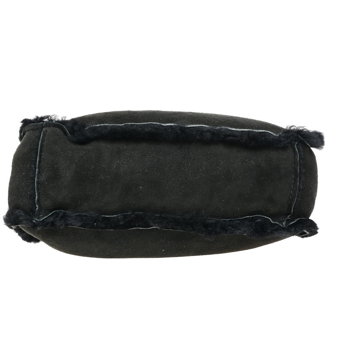 Chanel Fantasy Fur Tote Faux Fur With Leather Black Suede,Fur Handbag (Pre-Owned)