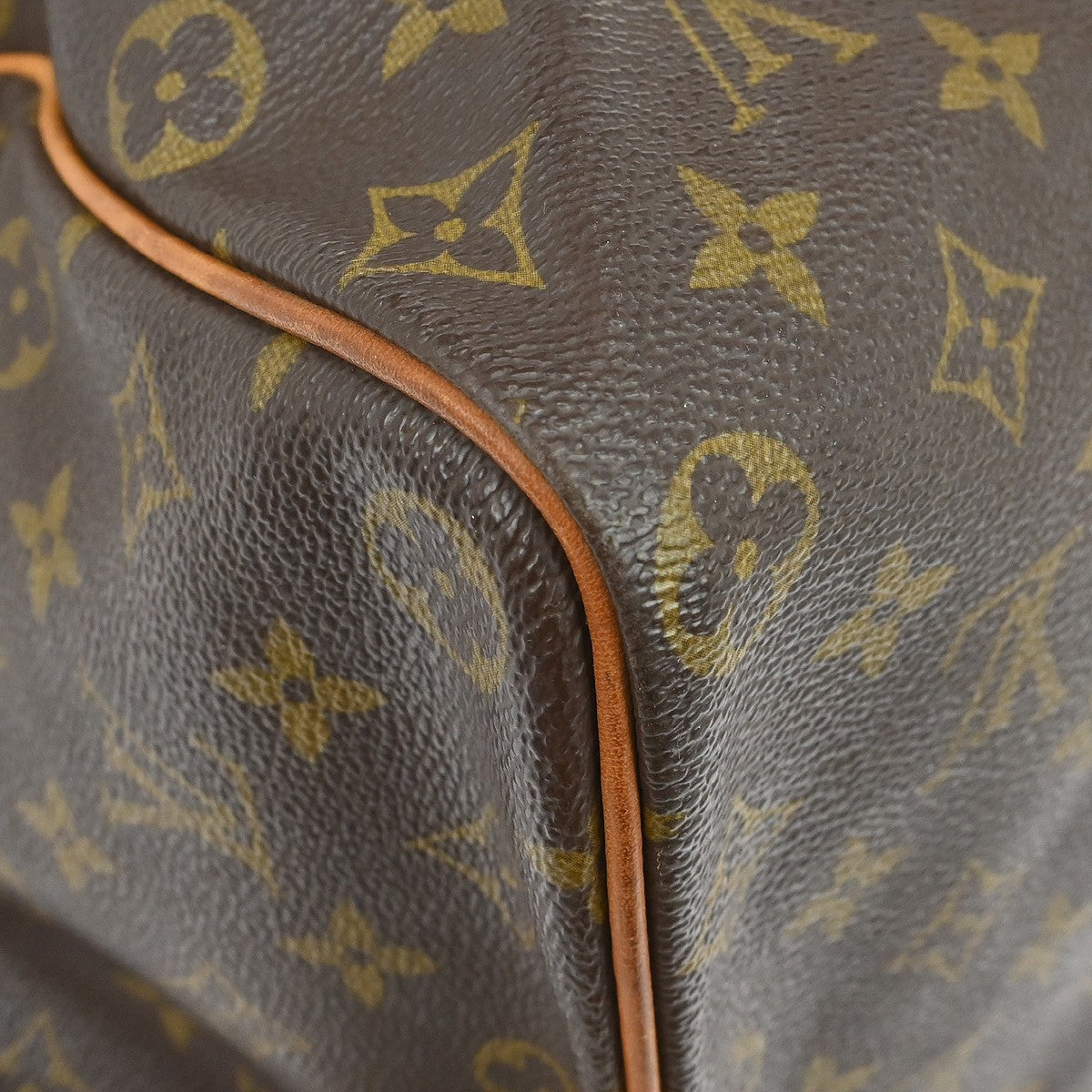 Louis Vuitton Speedy Handbag Monogram Canvas Brown Canvas Handbag (Pre-Owned)