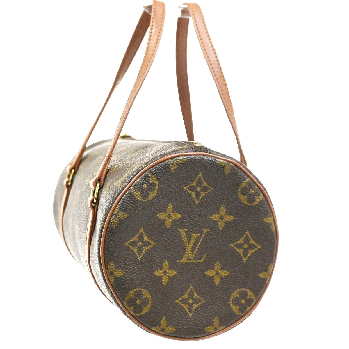 Louis Vuitton Papillon Handbag Monogram Canvas Brown Canvas Handbag (Pre-Owned)