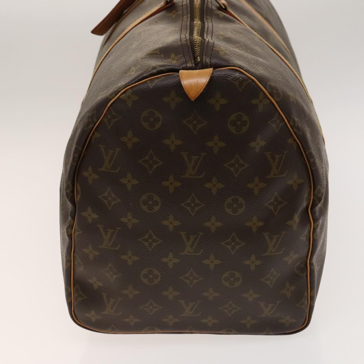 Louis Vuitton Keepall Bag Monogram Canvas Brown Canvas Travel Bag Bag (Pre-Owned)