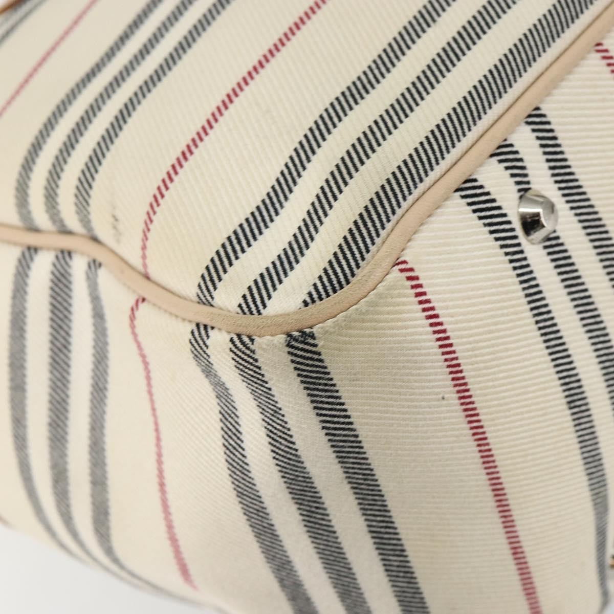 Burberry Nova Check Tote Canvas And Leather Beige Canvas Tote Bag Bag (Pre-Owned)