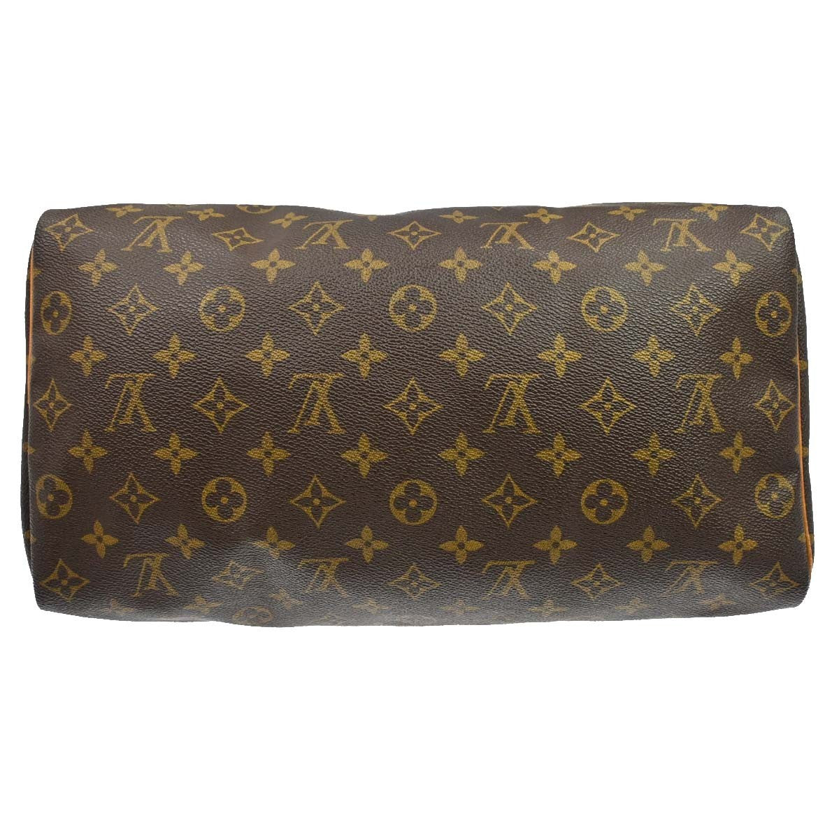 Louis Vuitton Speedy Handbag Monogram Canvas Brown Canvas Handbag (Pre-Owned)