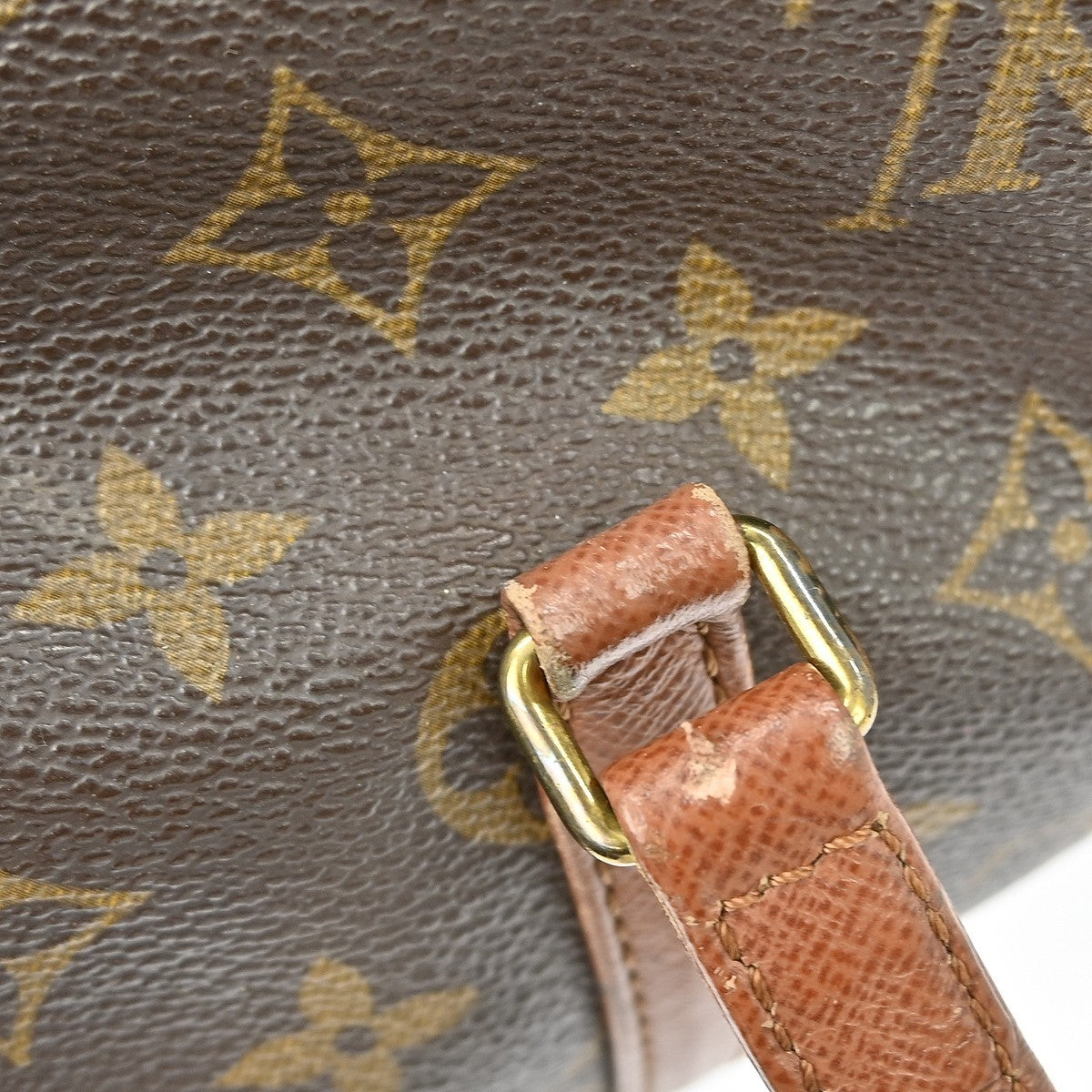Louis Vuitton Papillon Handbag Monogram Canvas Brown Canvas Handbag (Pre-Owned)