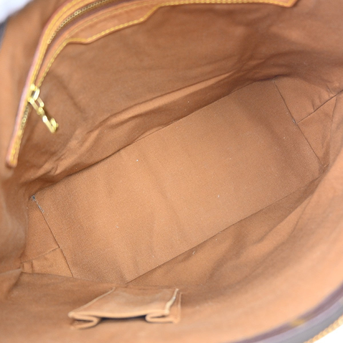 Louis Vuitton Cabas Mezzo Monogram Canvas Brown Canvas Tote Bag Bag (Pre-Owned)