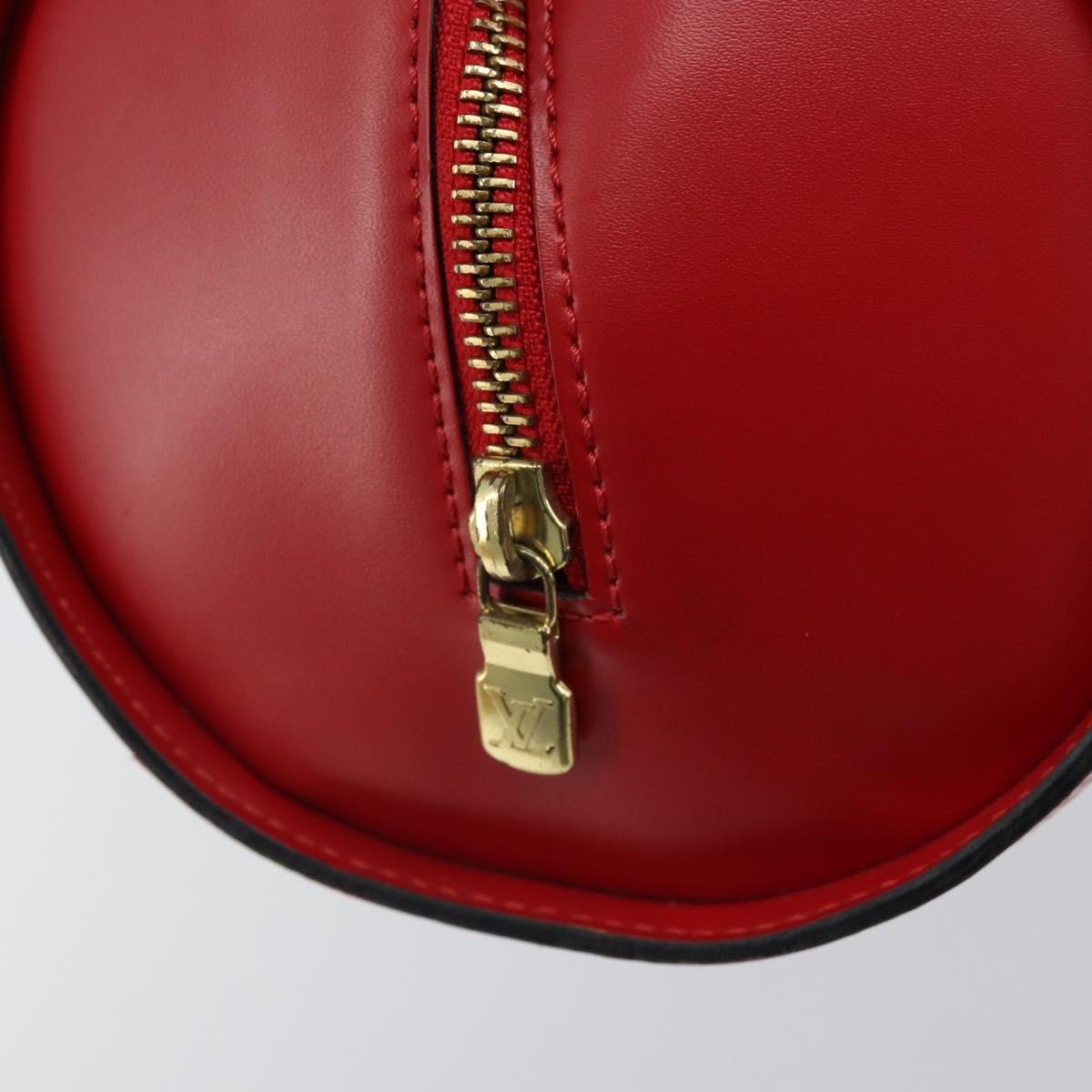 Louis Vuitton Soufflot Handbag Epi Leather Red Leather Handbag (Pre-Owned)