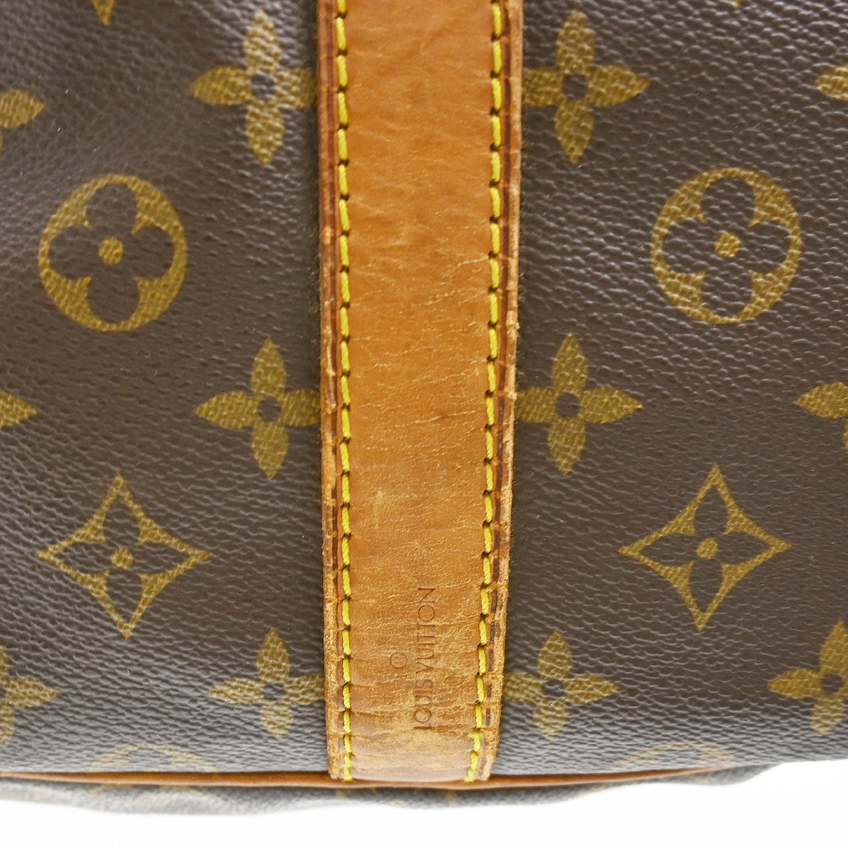 Louis Vuitton Keepall Bandouliere Bag Monogram Canvas Brown Canvas Travel Bag Bag (Pre-Owned)