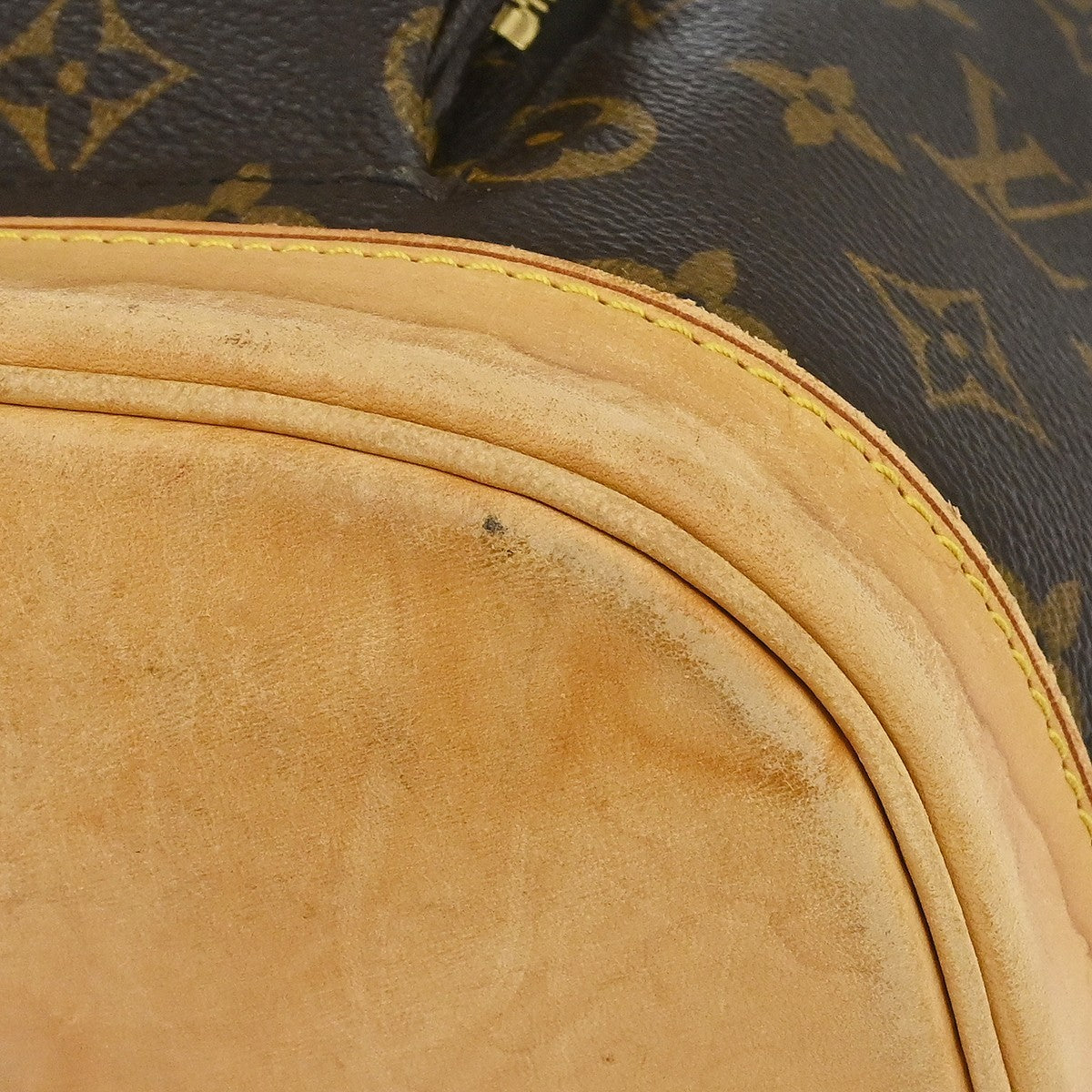 Louis Vuitton Vintage Montsouris Backpack Monogram Canvas Brown Canvas Backpack Bag (Pre-Owned)
