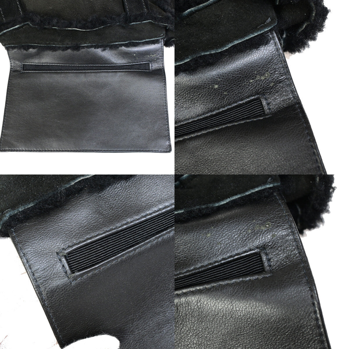 Chanel Fantasy Fur Tote Faux Fur With Leather Black Suede,Fur Handbag (Pre-Owned)