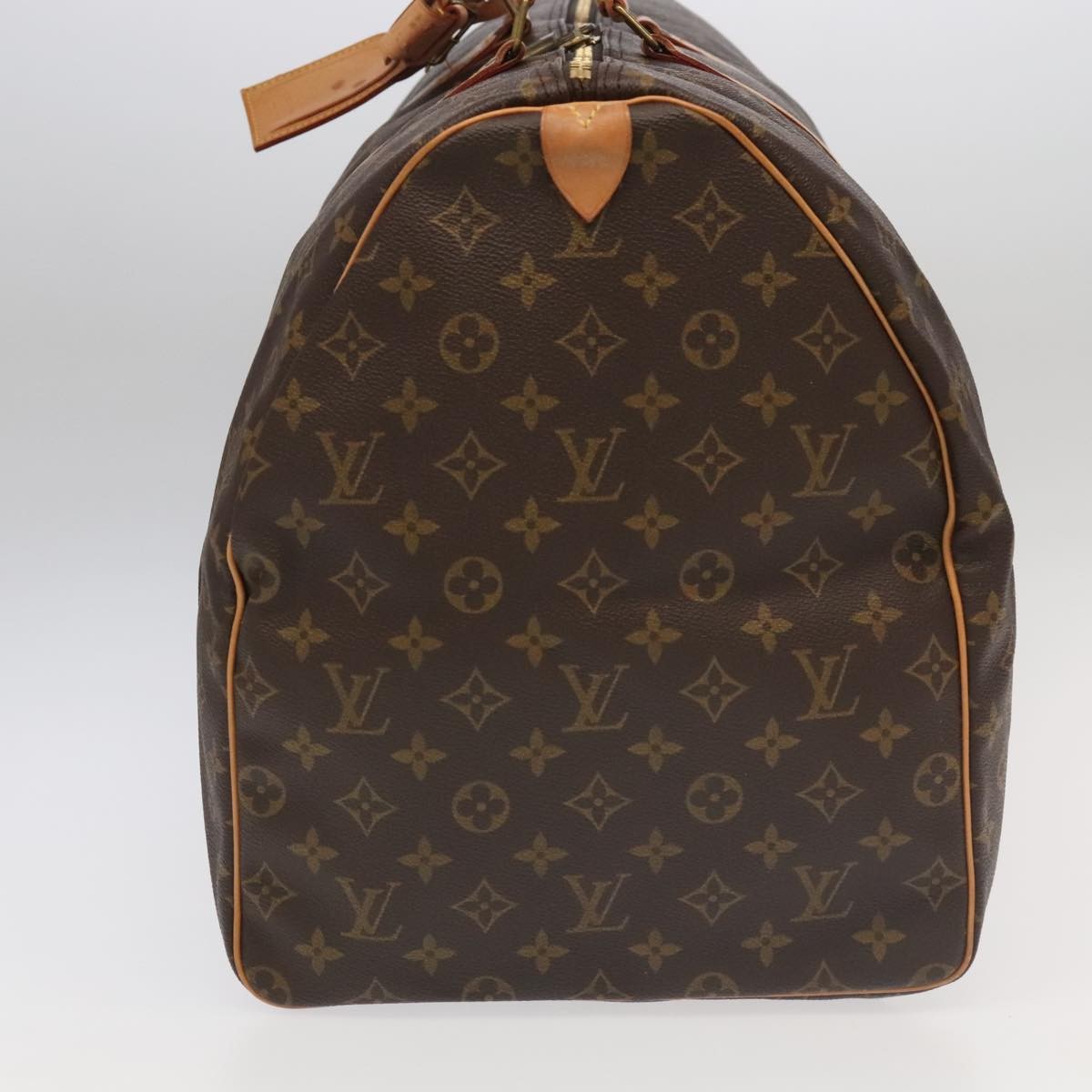 Louis Vuitton Keepall Bag Monogram Canvas Brown Canvas Travel Bag Bag (Pre-Owned)