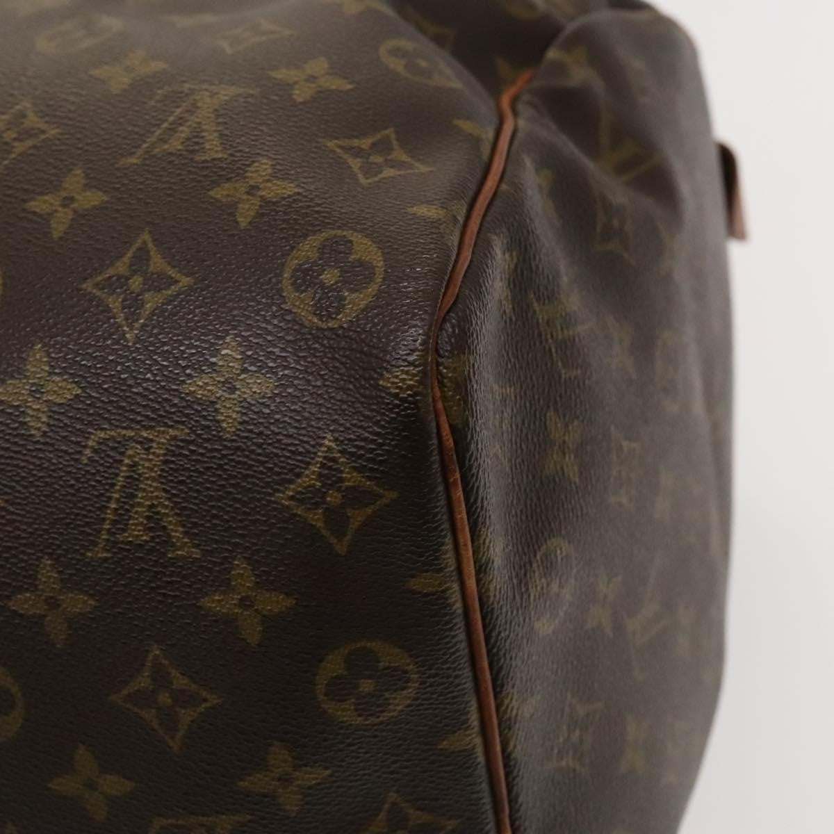 Louis Vuitton Keepall Bag Monogram Canvas Brown Canvas Travel Bag Bag (Pre-Owned)