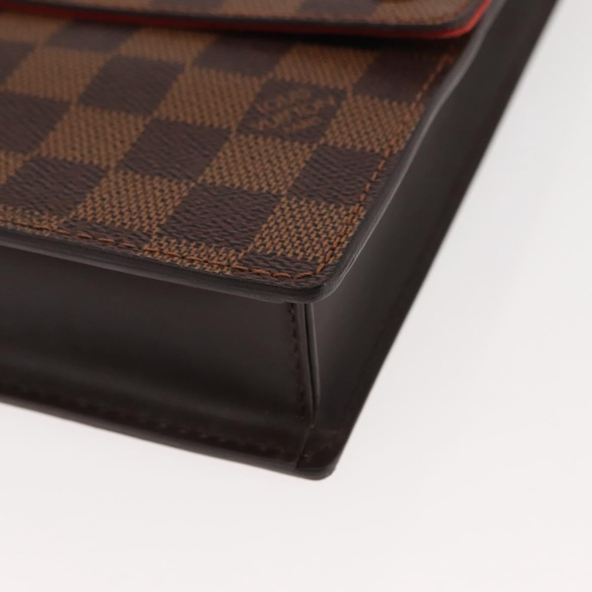 Louis Vuitton Portobello Messenger Damier Brown Canvas Shoulder Bag Bag (Pre-Owned)