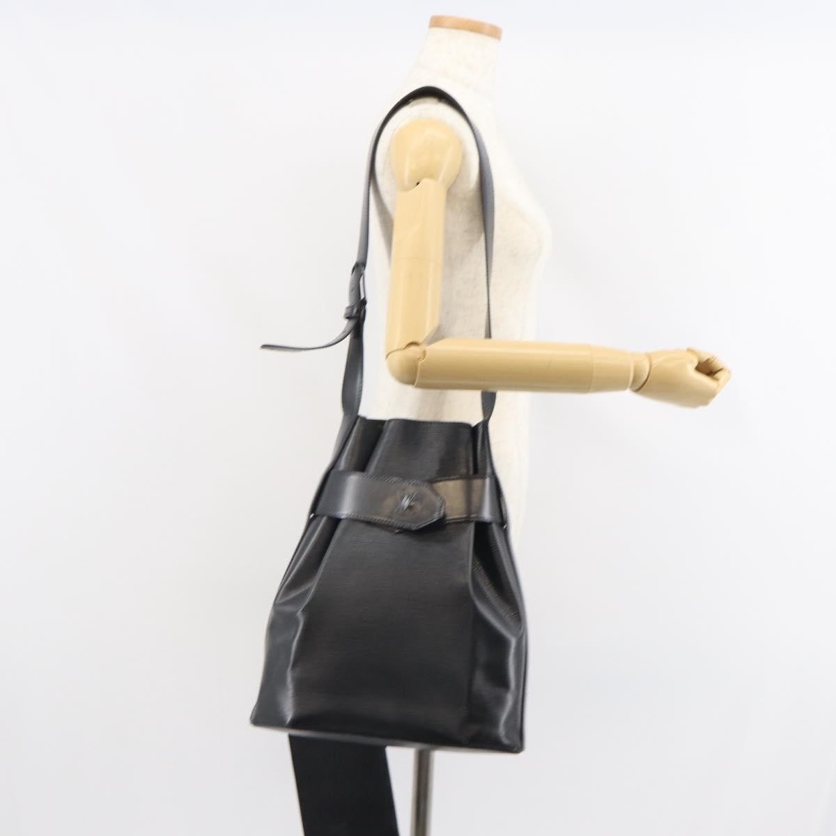 Louis Vuitton Vintage Sac D'epaule Handbag Epi Leather Black Leather Shoulder Bag Bag (Pre-Owned)