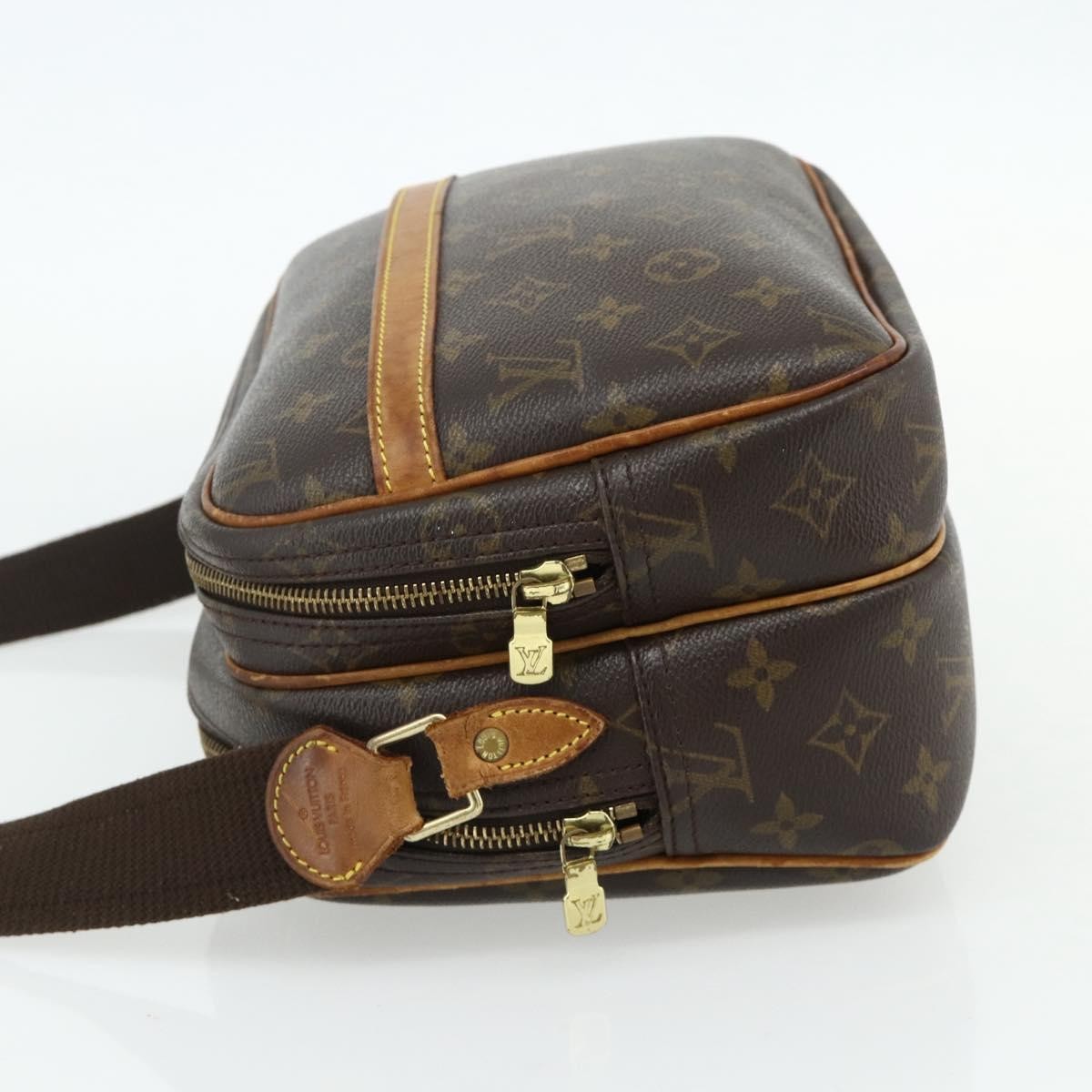 Louis Vuitton Reporter Bag Monogram Canvas Brown Canvas Shoulder Bag Bag (Pre-Owned)
