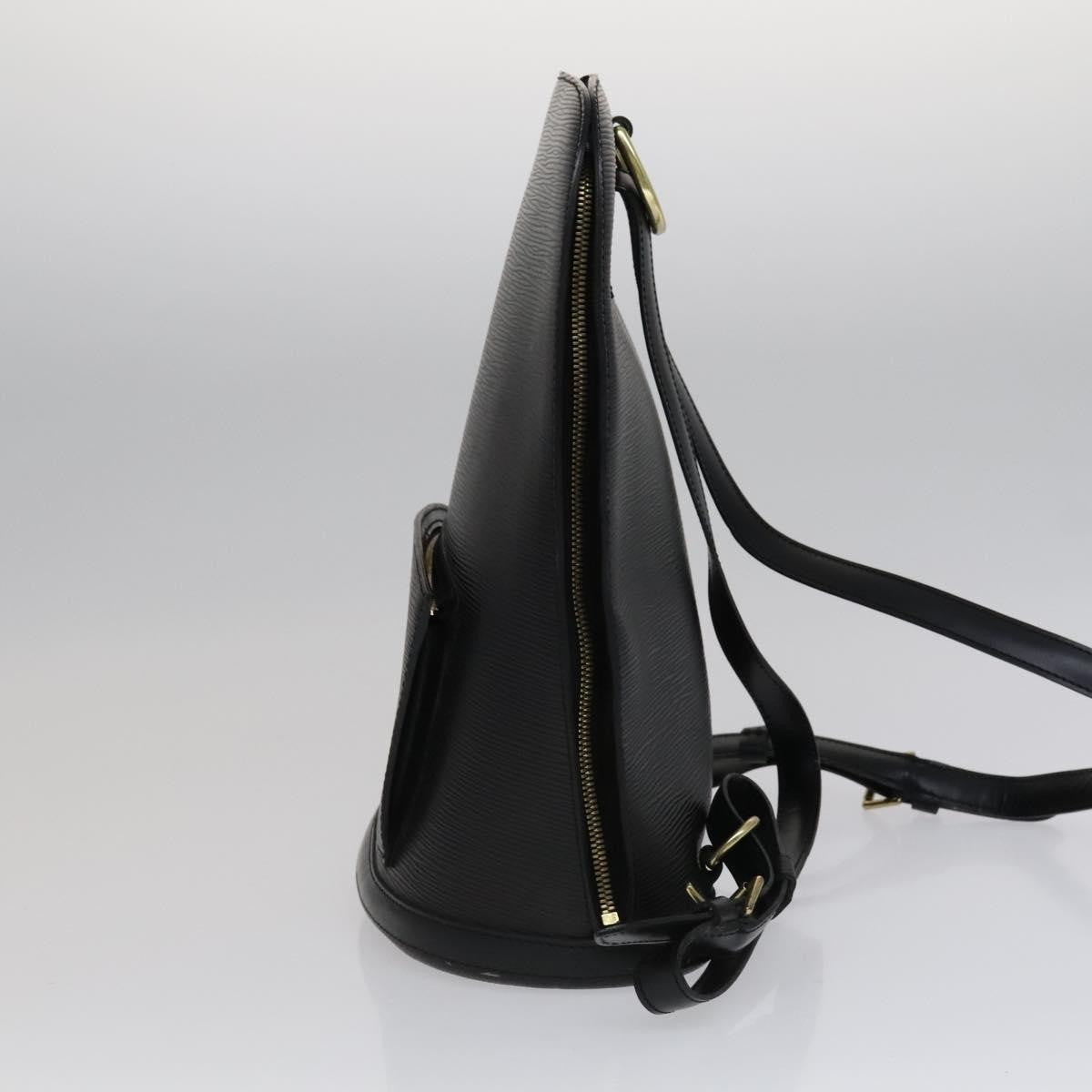 Louis Vuitton Gobelins Backpack Epi Leather Black Leather Backpack Bag (Pre-Owned)