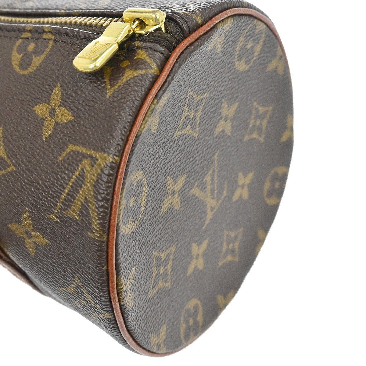 Louis Vuitton Papillon Handbag Monogram Canvas Brown Canvas Handbag (Pre-Owned)