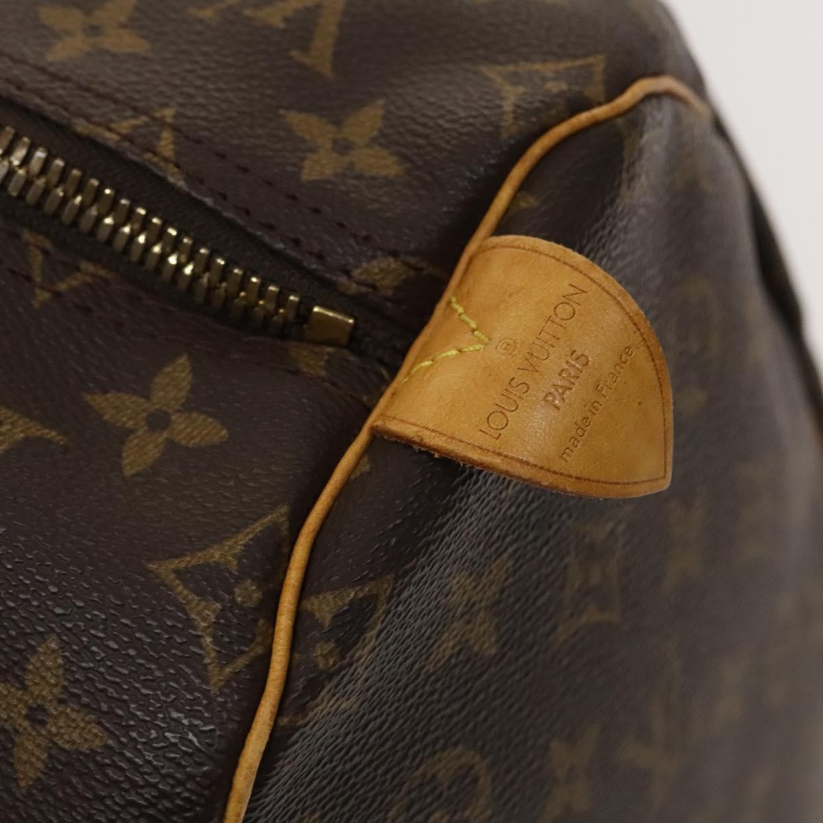 Louis Vuitton Keepall Bag Monogram Canvas Brown Canvas Travel Bag Bag (Pre-Owned)