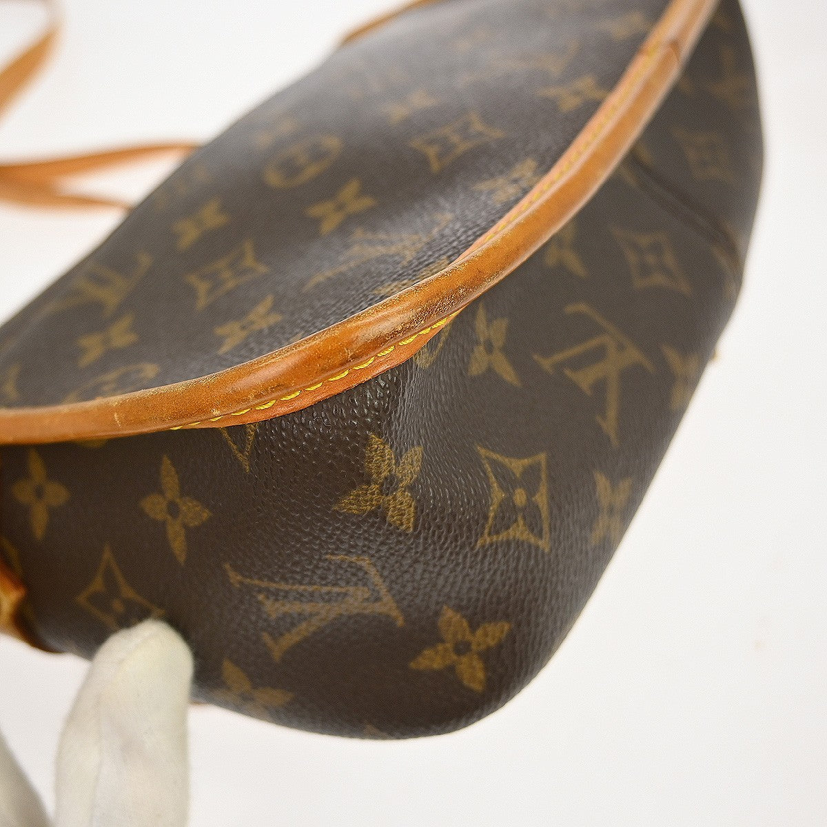 Louis Vuitton Sologne Handbag Monogram Canvas Brown Canvas Shoulder Bag Bag (Pre-Owned)