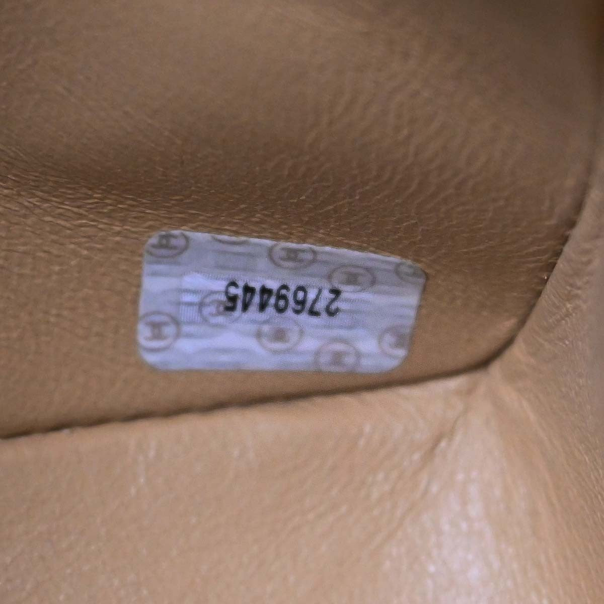 Chanel Timeless - Classic Double Flap Bag Leather Beige Calfskin Handbag (Pre-Owned)