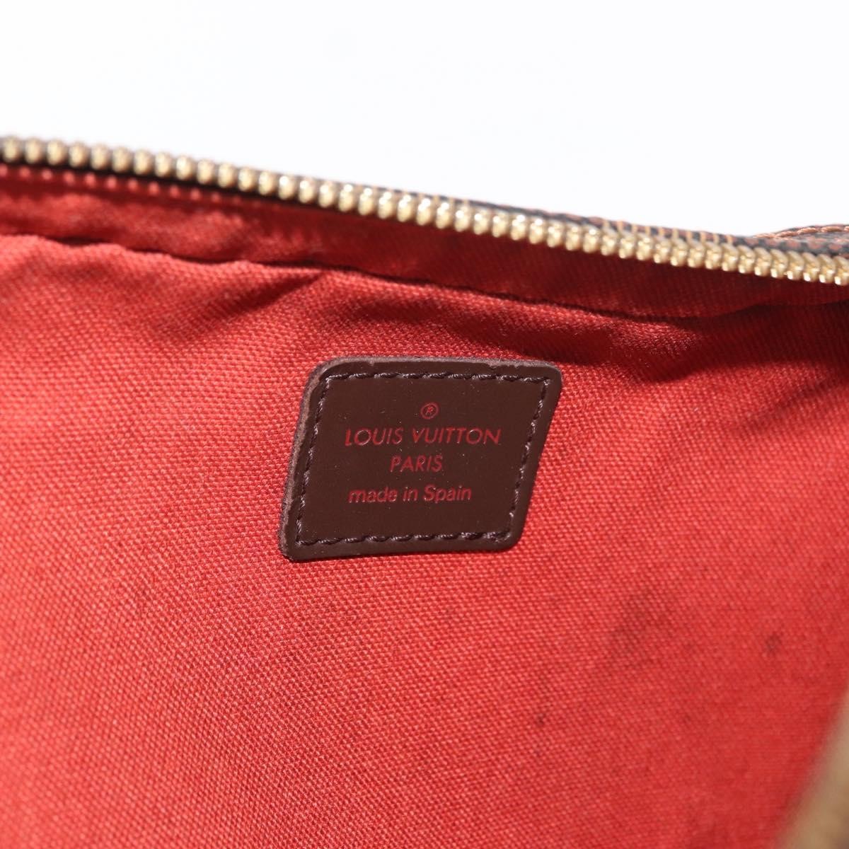 Louis Vuitton Geronimos Waist Bag Damier Brown Canvas Shoulder Bag Bag (Pre-Owned)