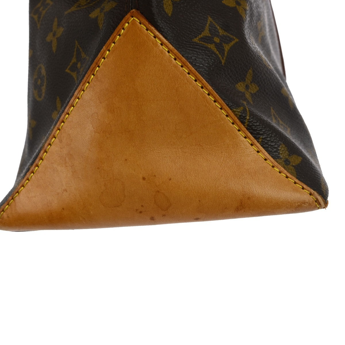 Louis Vuitton Cabas Mezzo Monogram Canvas Brown Canvas Tote Bag Bag (Pre-Owned)
