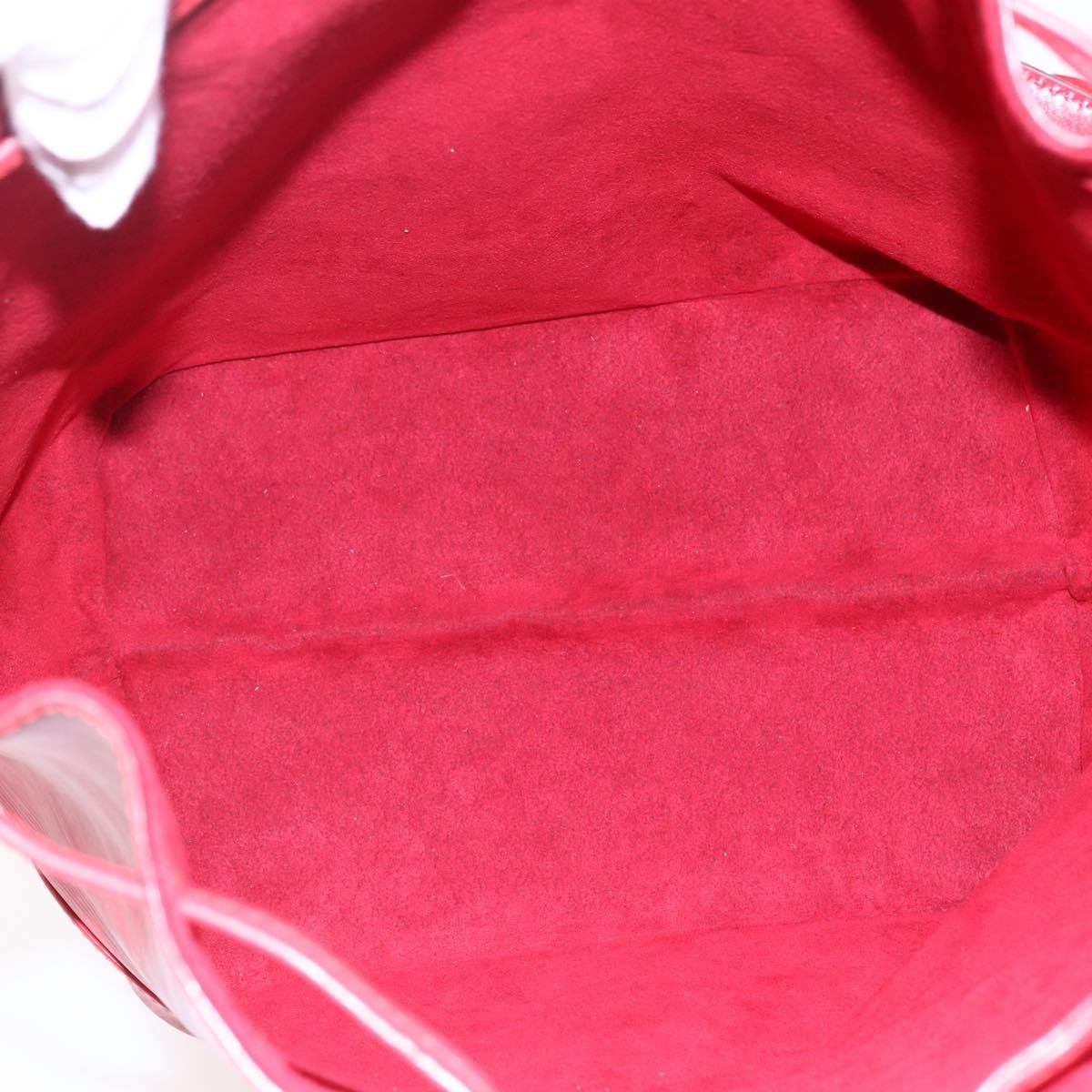 Louis Vuitton Noe Handbag Epi Leather Red Leather Bag (Pre-Owned)