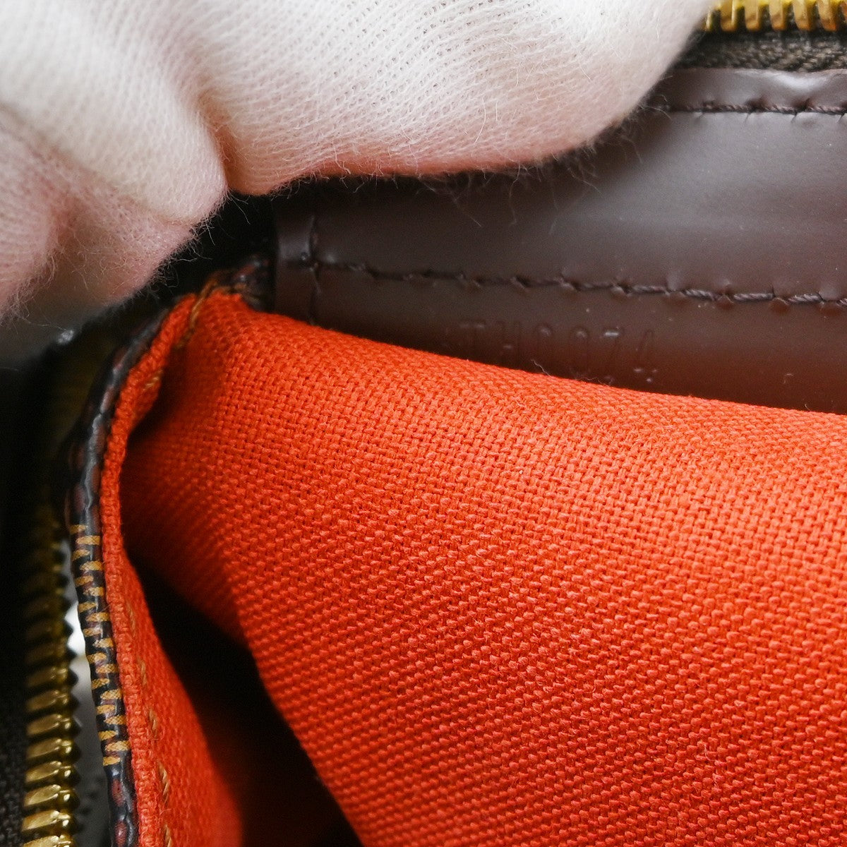 Louis Vuitton Chelsea Handbag Damier Brown Canvas Shoulder Bag Bag (Pre-Owned)